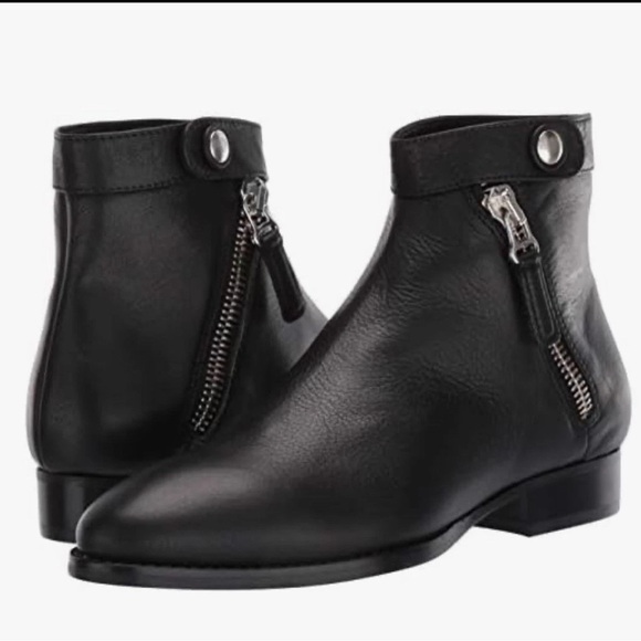 NWOB Aquatalia Aquatalia Women's Rose Tumbled Calf Ankle Boot 8.5 - Picture 1 of 9